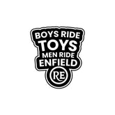 Bold Royal Enfield Nameplate Sticker